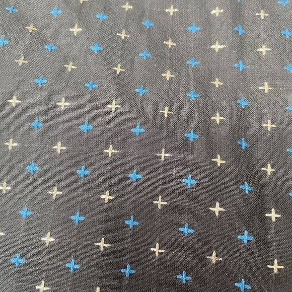 Diesel Button Down Shirt Mens Large Long Sleeve Black Metallic - Picture 6 of 7